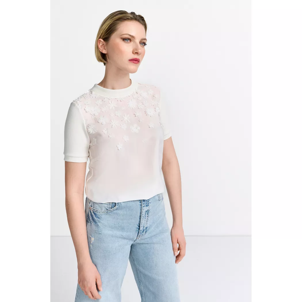 Rich & Royal - Pullover, für Damen, Ecru, Größe S