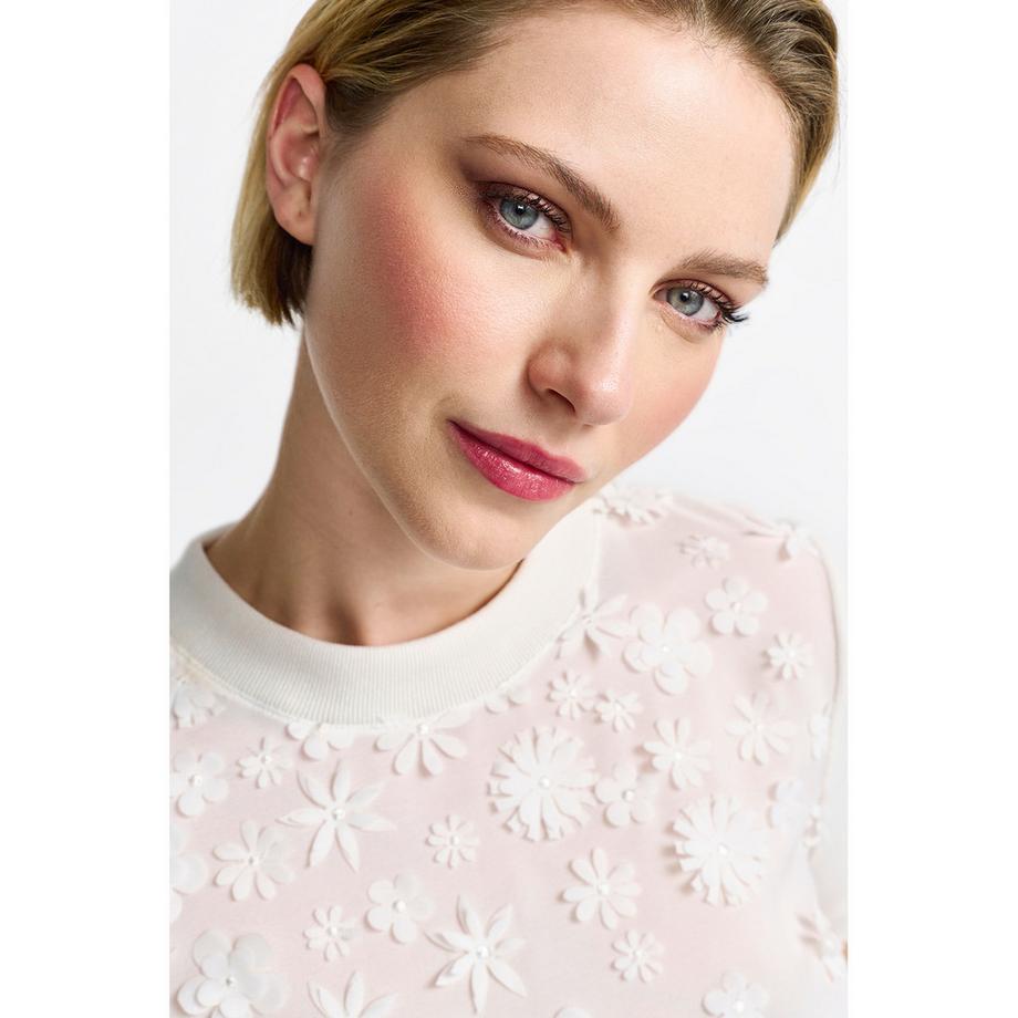 Rich & Royal Pullover avec applications florales  