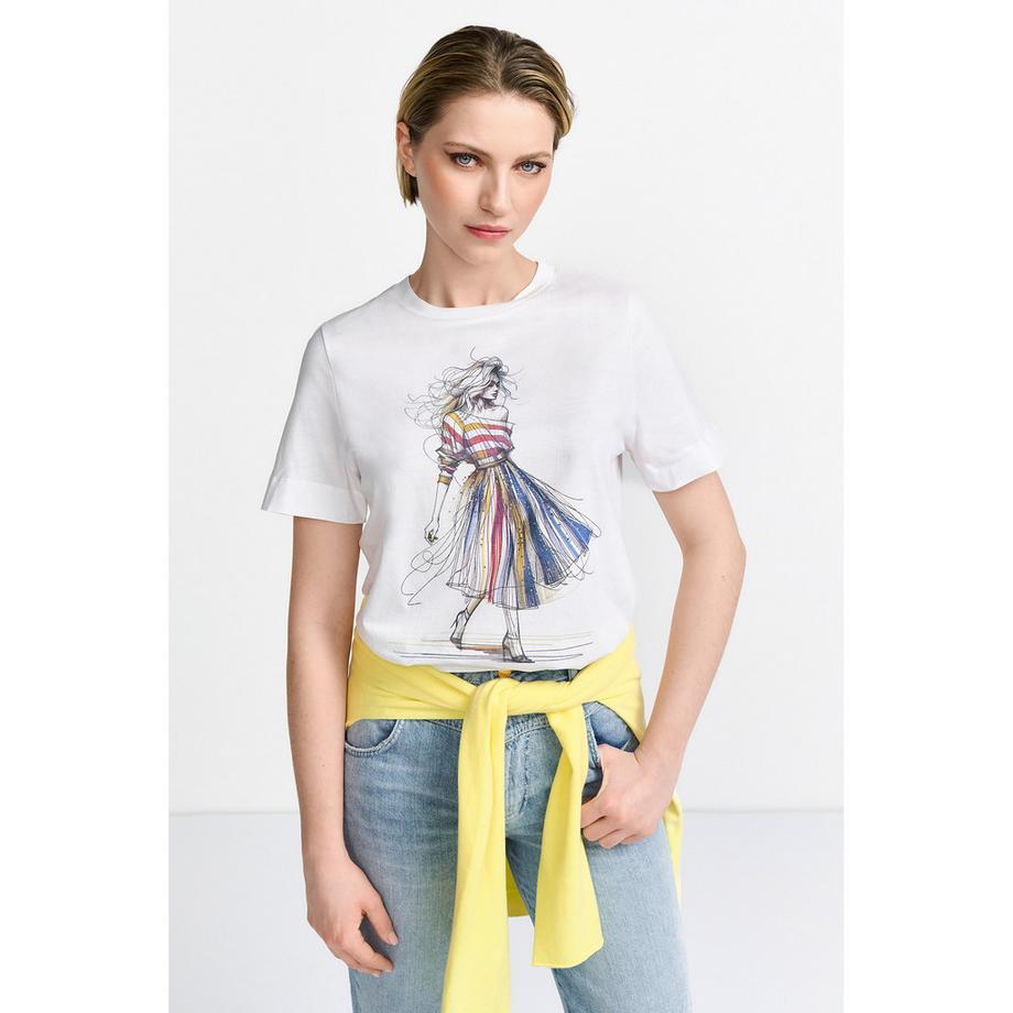 Rich & Royal T-shirt avec Imprimé Graphique  