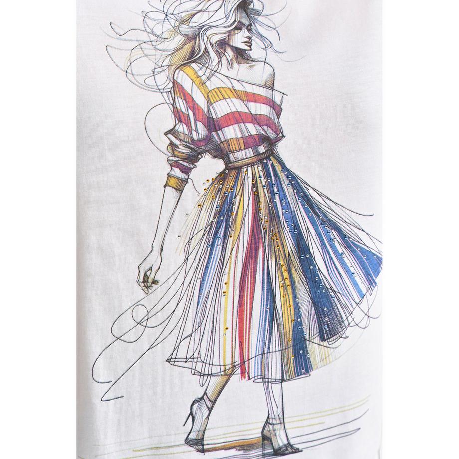 Rich & Royal T-shirt avec Imprimé Graphique  