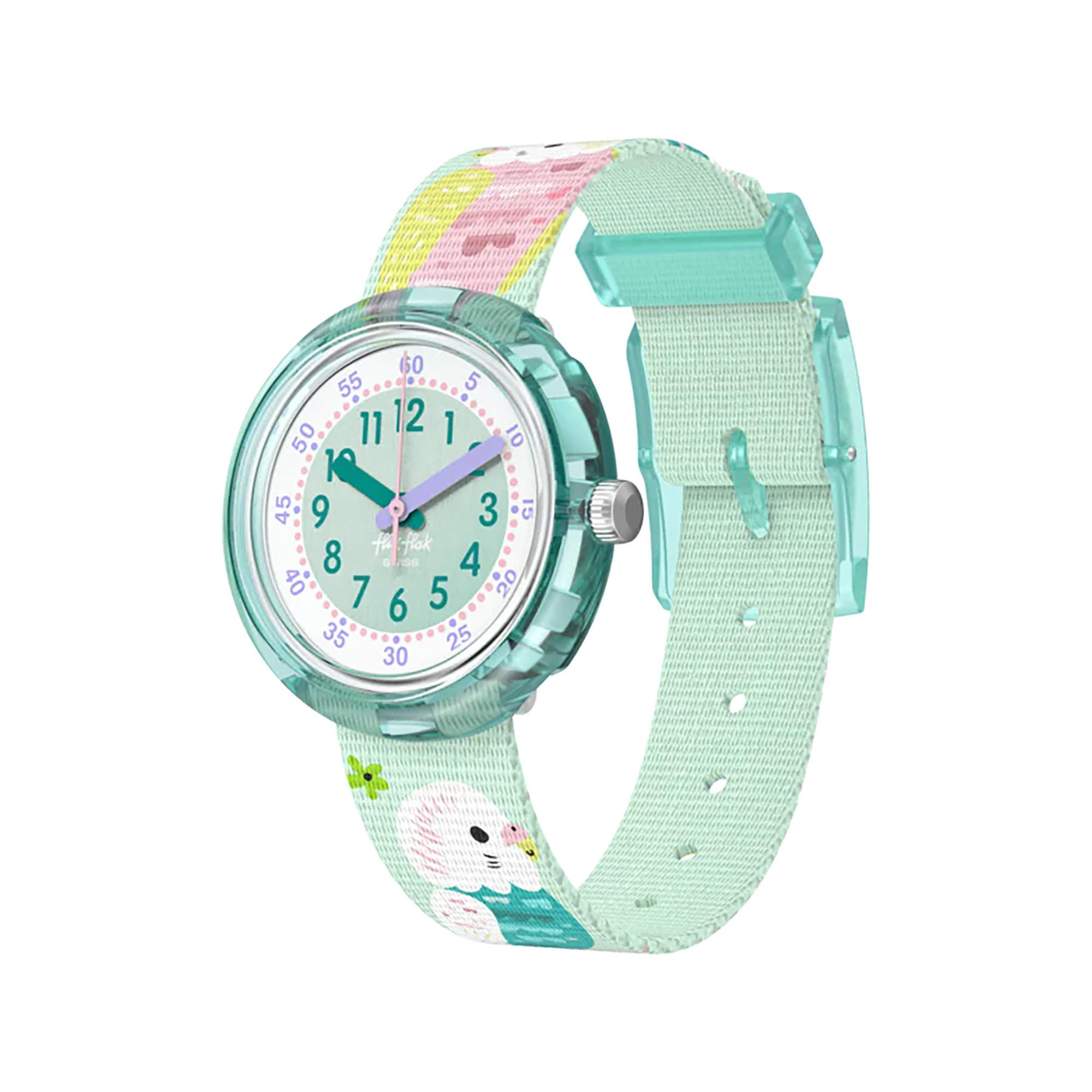 flik-flak HAPPY BUDGIES Horloge analogique 