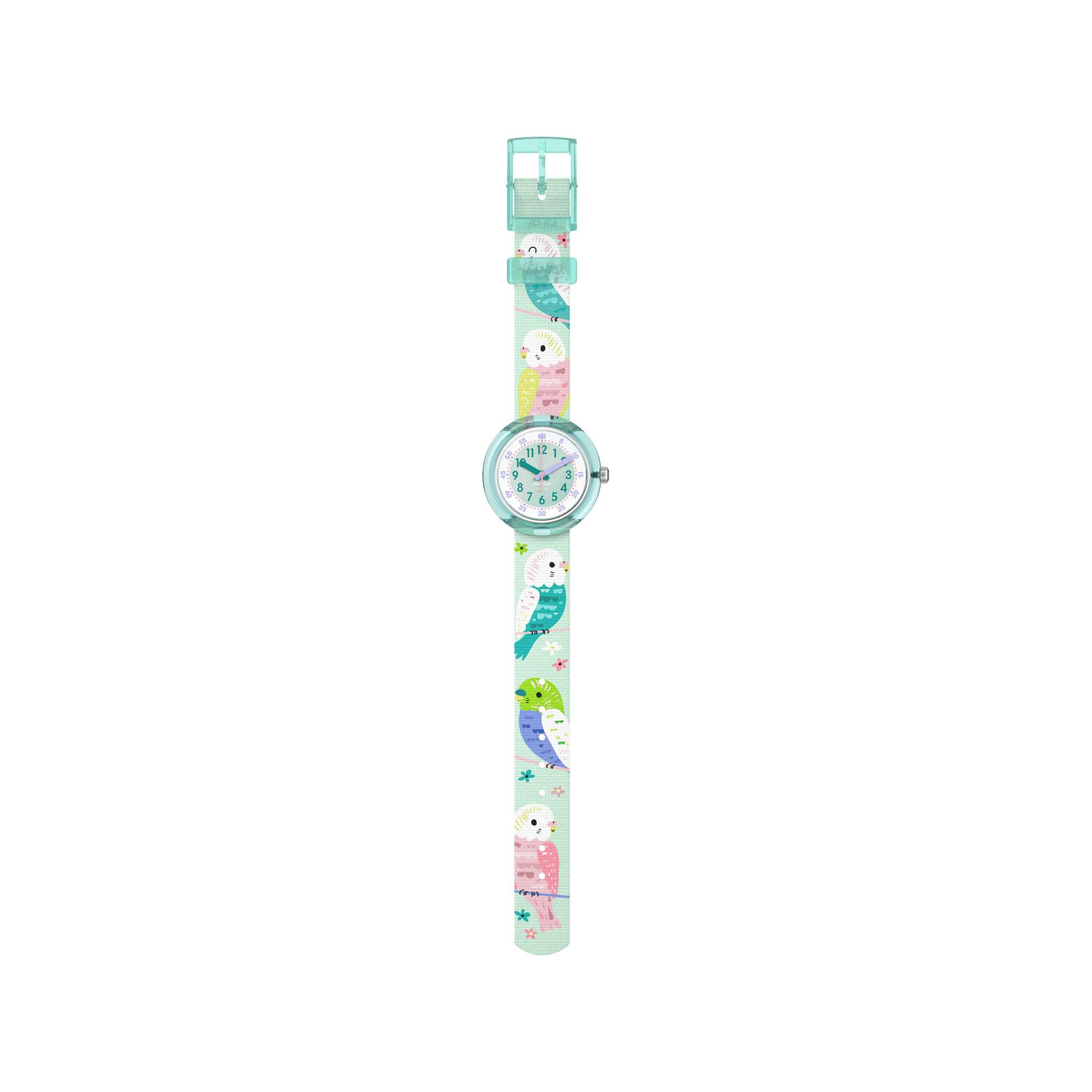 flik-flak HAPPY BUDGIES Horloge analogique 