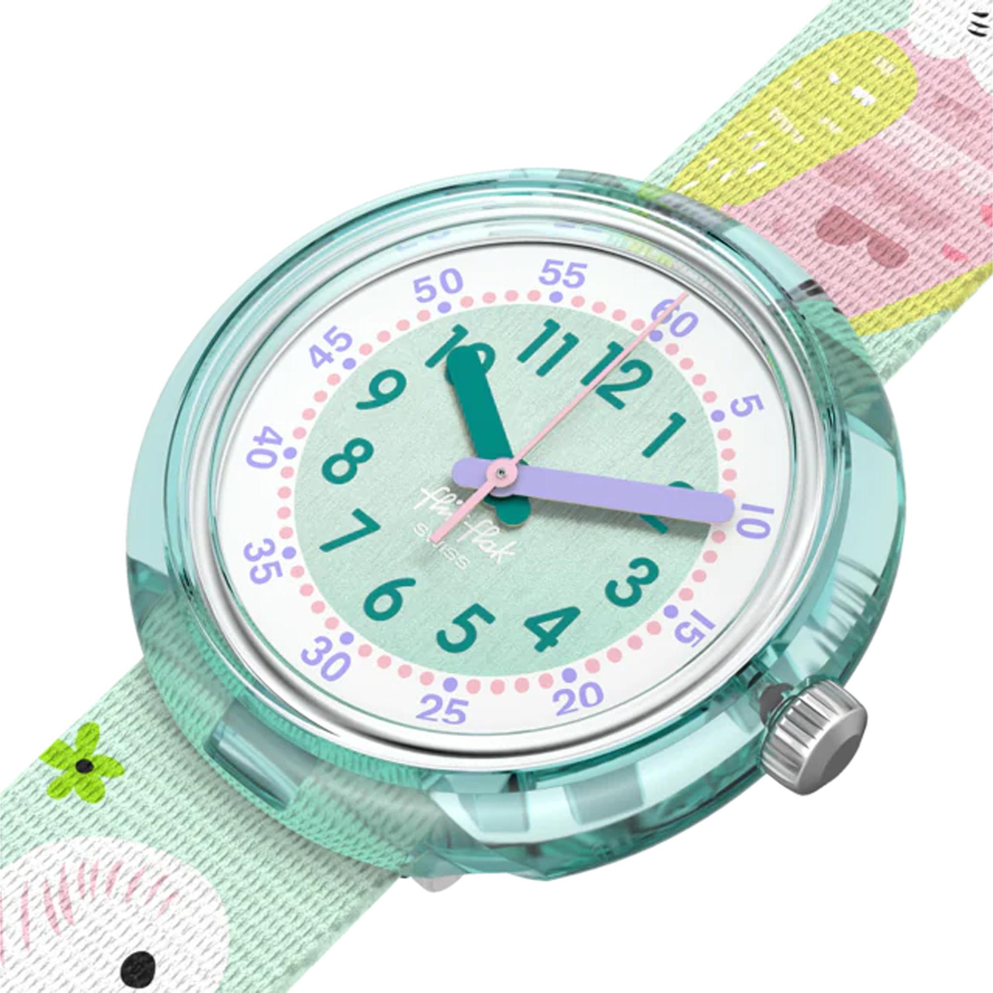 flik-flak HAPPY BUDGIES Horloge analogique 