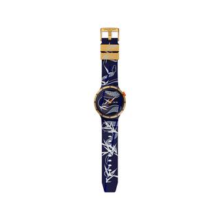 swatch BIG BOLD BLUE AND GOLDEN LITHE DANCER Analoguhr 