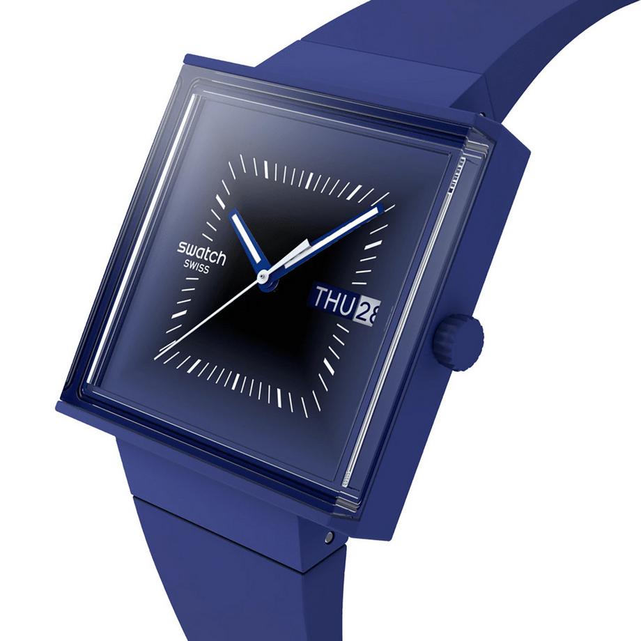 swatch WHAT IF...SQUARELY BLACKLIGHT Orologio analogico 