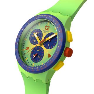 swatch FLOWING FRESHLY Chronograph Uhr 