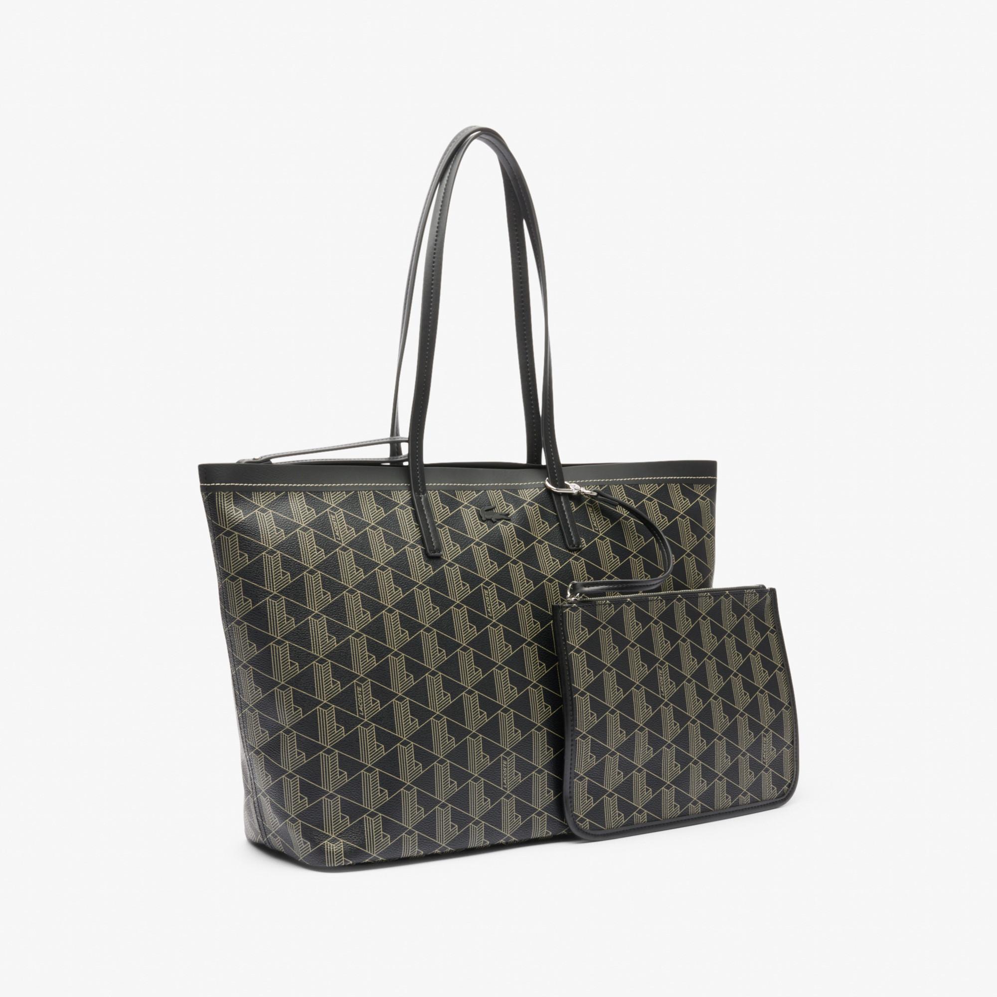 LACOSTE Shopper-Tasche mit geometrischem Muster  