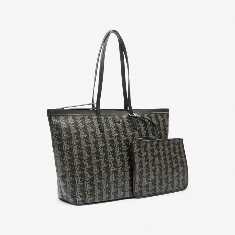 LACOSTE Sac Shopper avec motif géométrique  