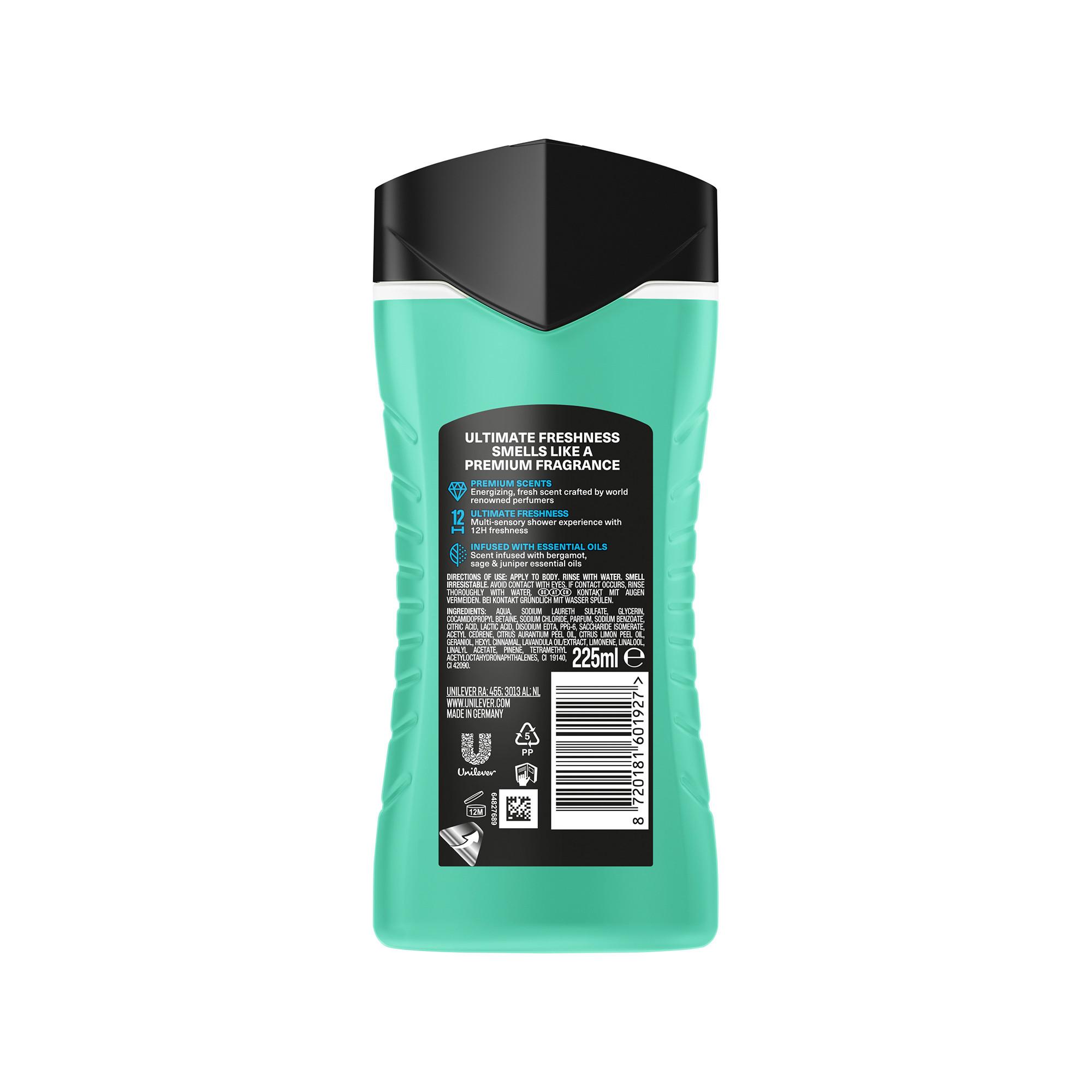 AXE  Gel douche Aqua Bergamot Trio 