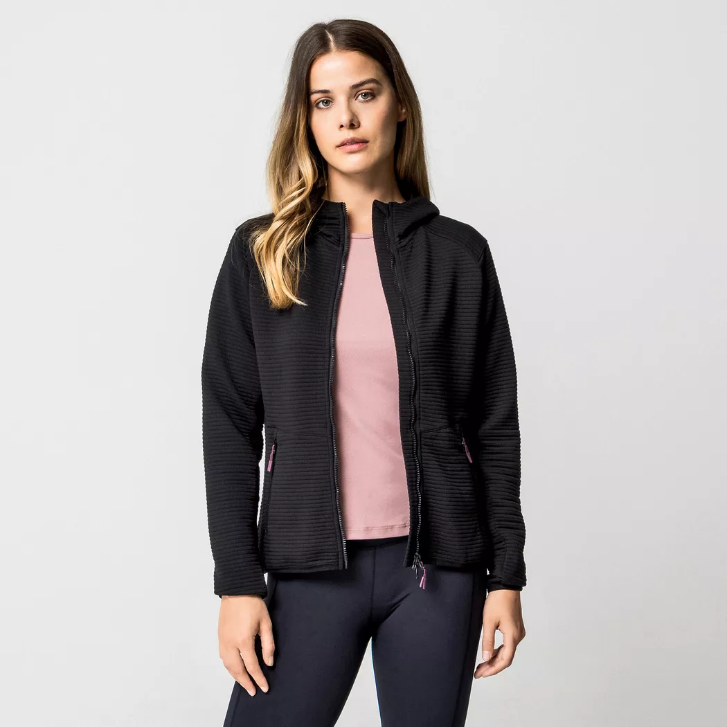 Manor Sport - Jacke mit Reissverschluss, für Damen, Black, Größe S 2