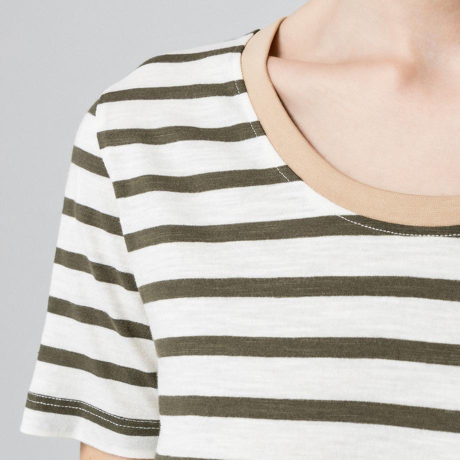 Manor Woman Gestreiftes Kurzarm T-Shirt  