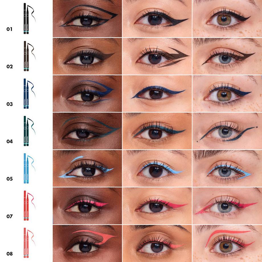 SEPHORA 12H Intense Ink Felt Liner Classic Line Eyeliner in feltro preciso e intenso 