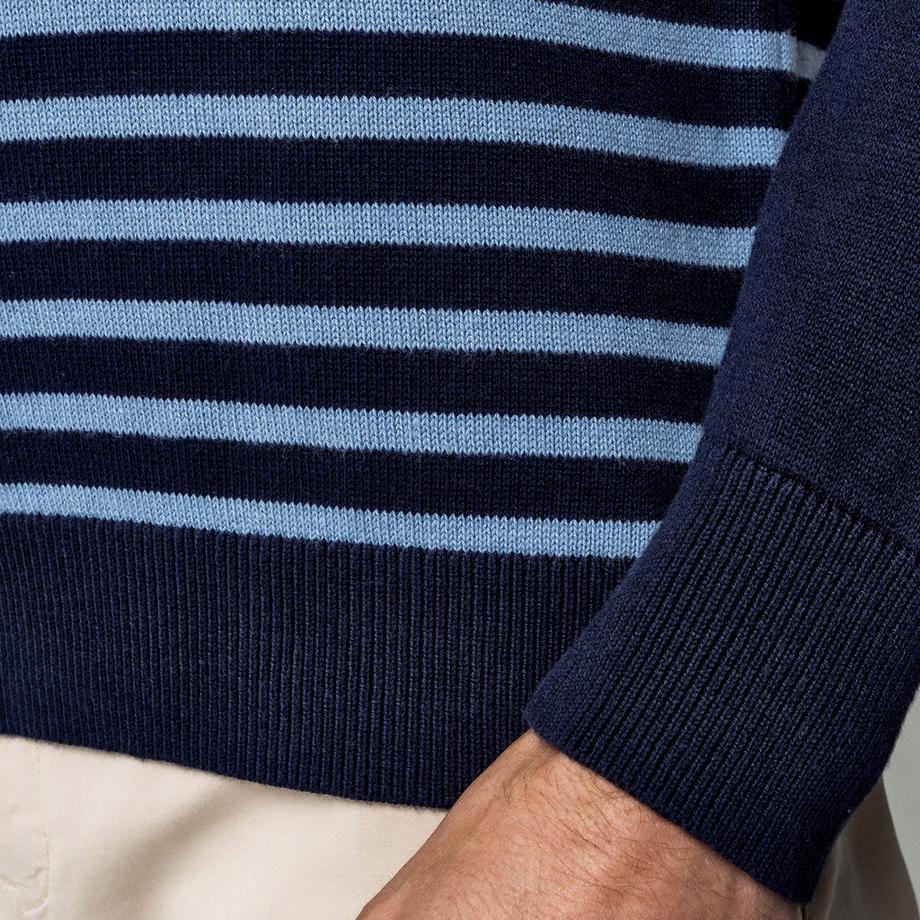 Manor Man Maglione Girocollo a Righe  