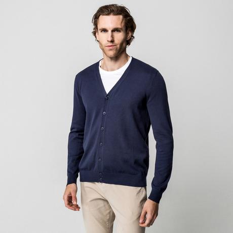 Manor Man Cardigan Scollo a V Regular Fit  