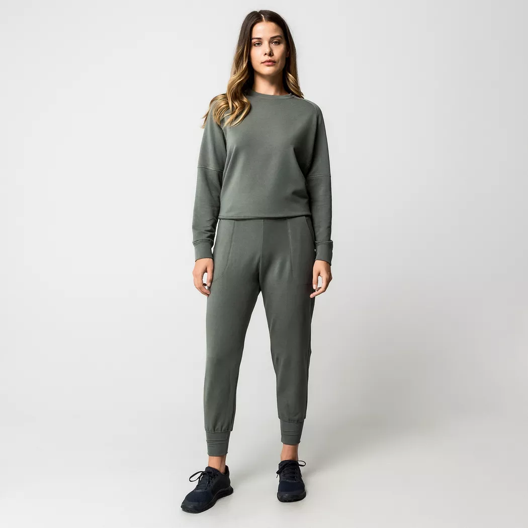 Manor Sport - Sweatshirt, für Damen, Lindengrün, Größe M