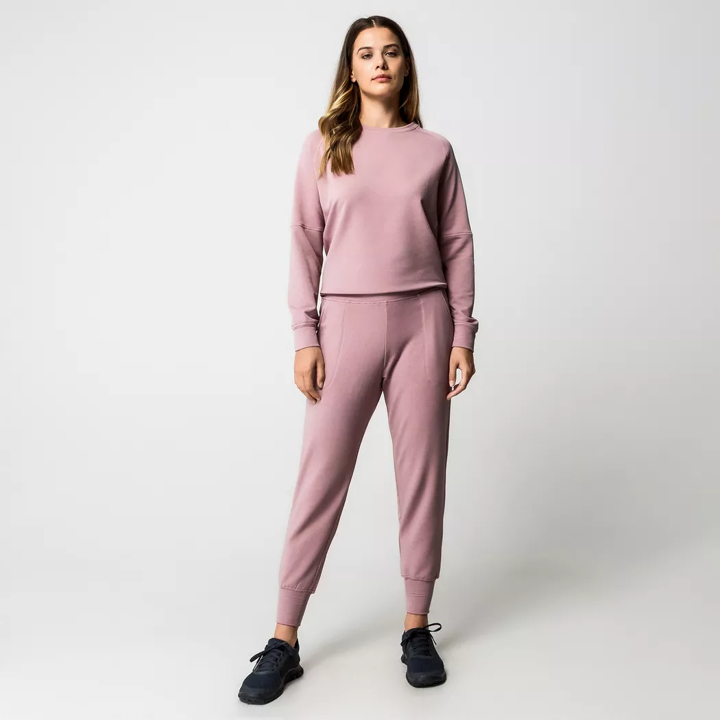 Manor Sport - Sweatshirt, für Damen, Dunkelrosa, Größe L