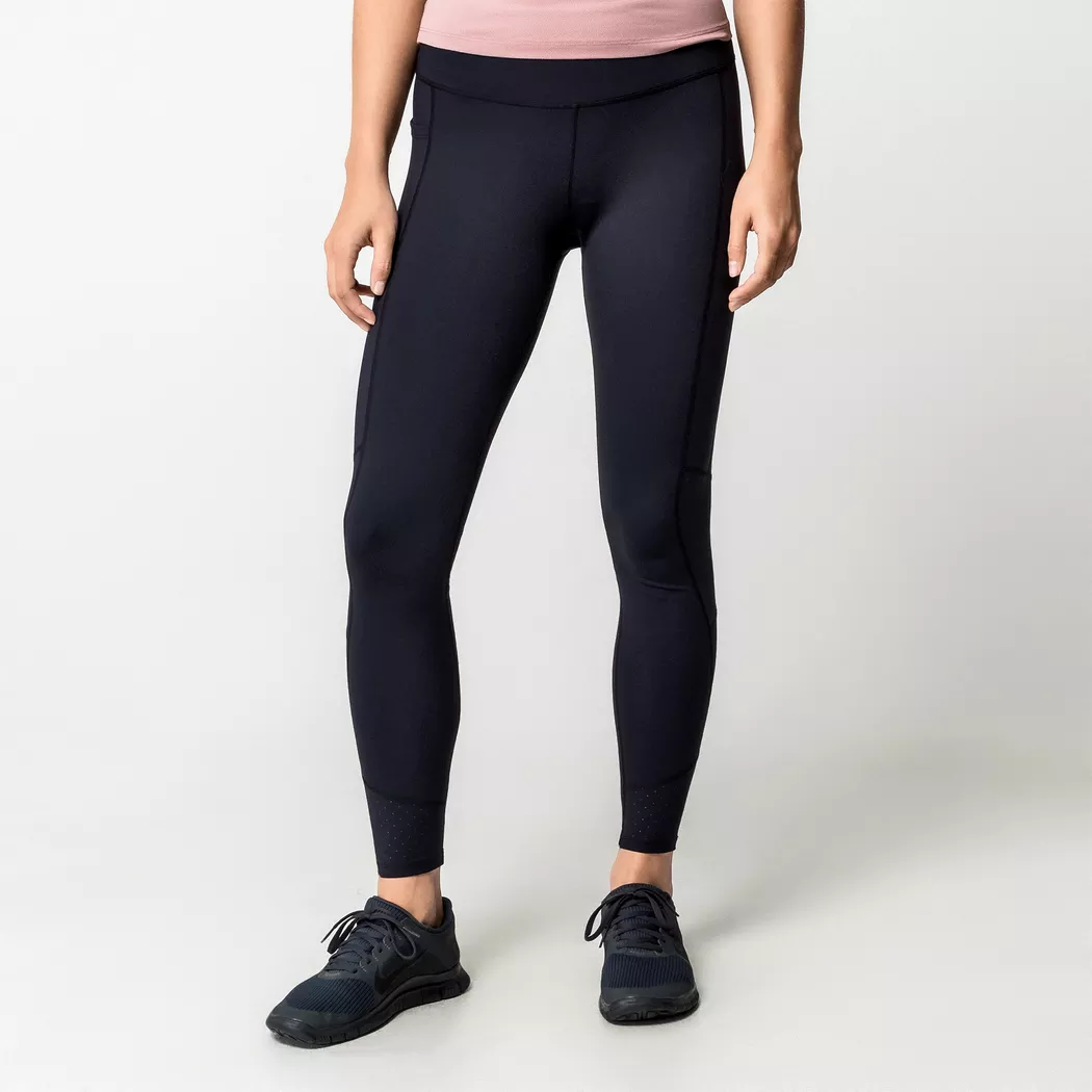 Manor Sport - Lange Sport Tights, für Damen, Black, Größe XL