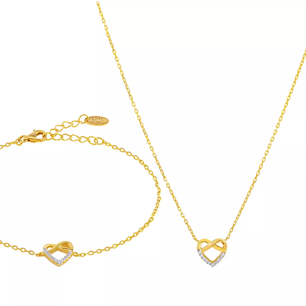 Amen - Schmuckset, One Size, Goldfarben