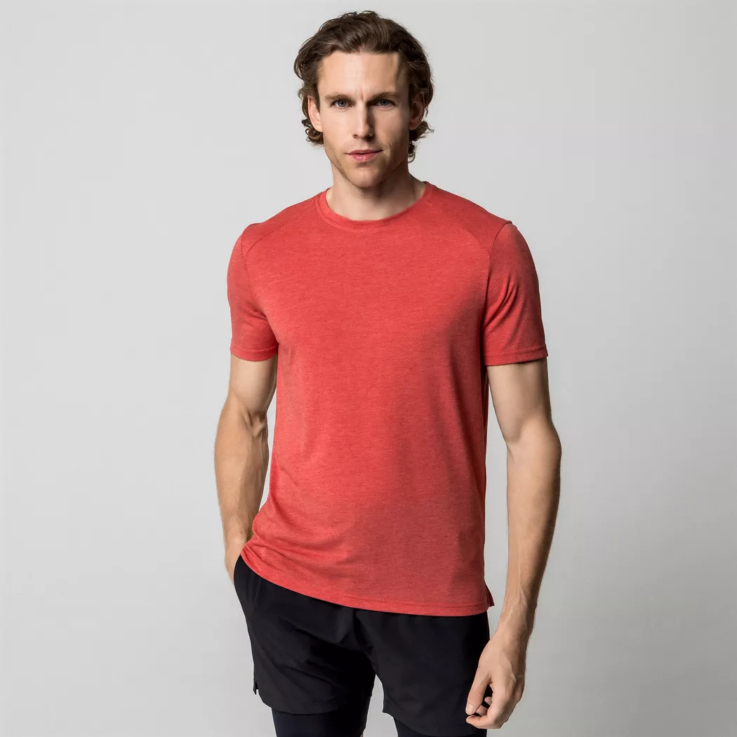 Manor Sport - T-Shirt, kurzarm, für Herren, Rot, Größe M
