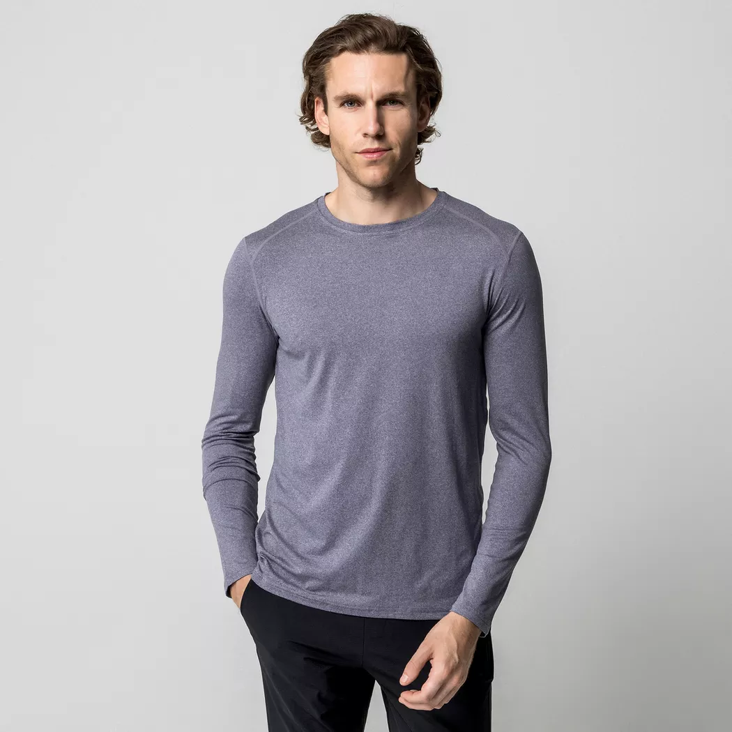 Manor Sport WILMINGTON Long Sleeve T-Shirt Grey XL