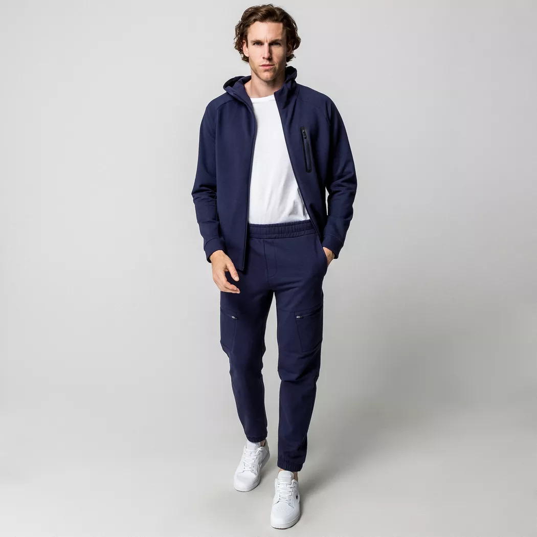 Manor Sport - Trainerhose, für Herren, Grau-Blau, Größe S