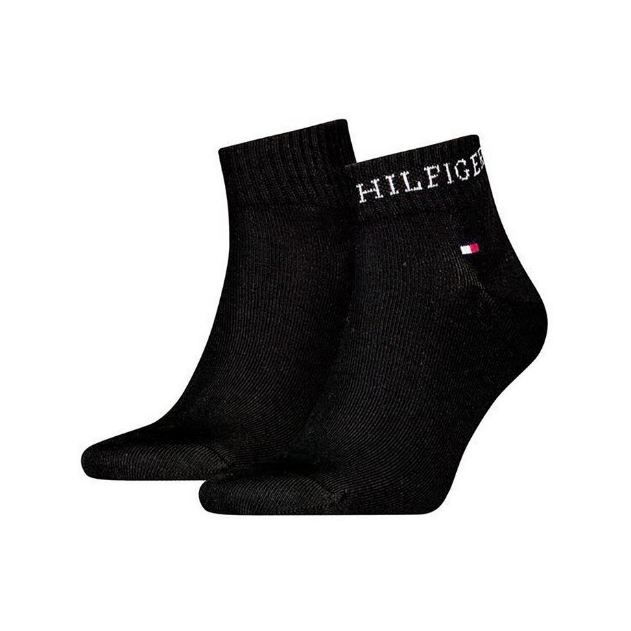TOMMY HILFIGER Chaussettes Quarter 2 Pièces Hilfiger Tab  
