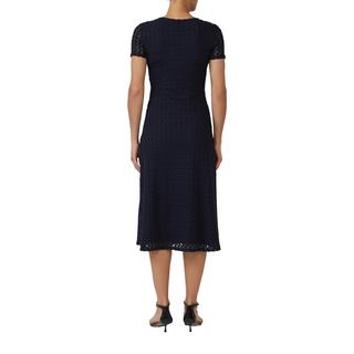 S. Oliver Black Label Kurzarm Midi Kleid  