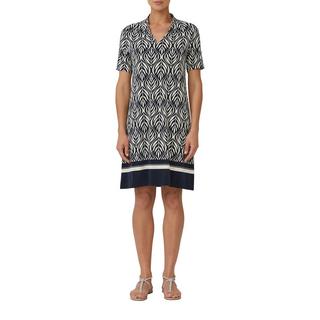 S. Oliver Black Label Vestito a Maniche Corte Fantasia  