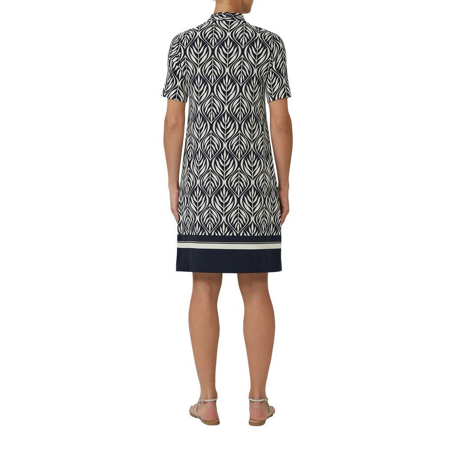 S. Oliver Black Label Abito Midi Maniche Corte Fantasia  