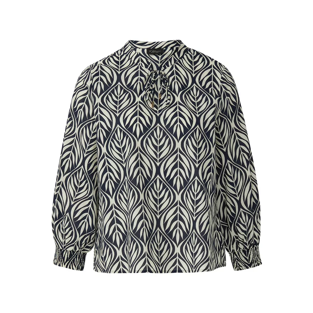 S. Oliver Black Label - Bluse, für Damen, Blau Größe 34