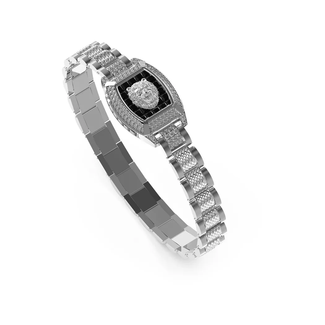 Guess - Ring, Lion King, 20.5CM, Silber
