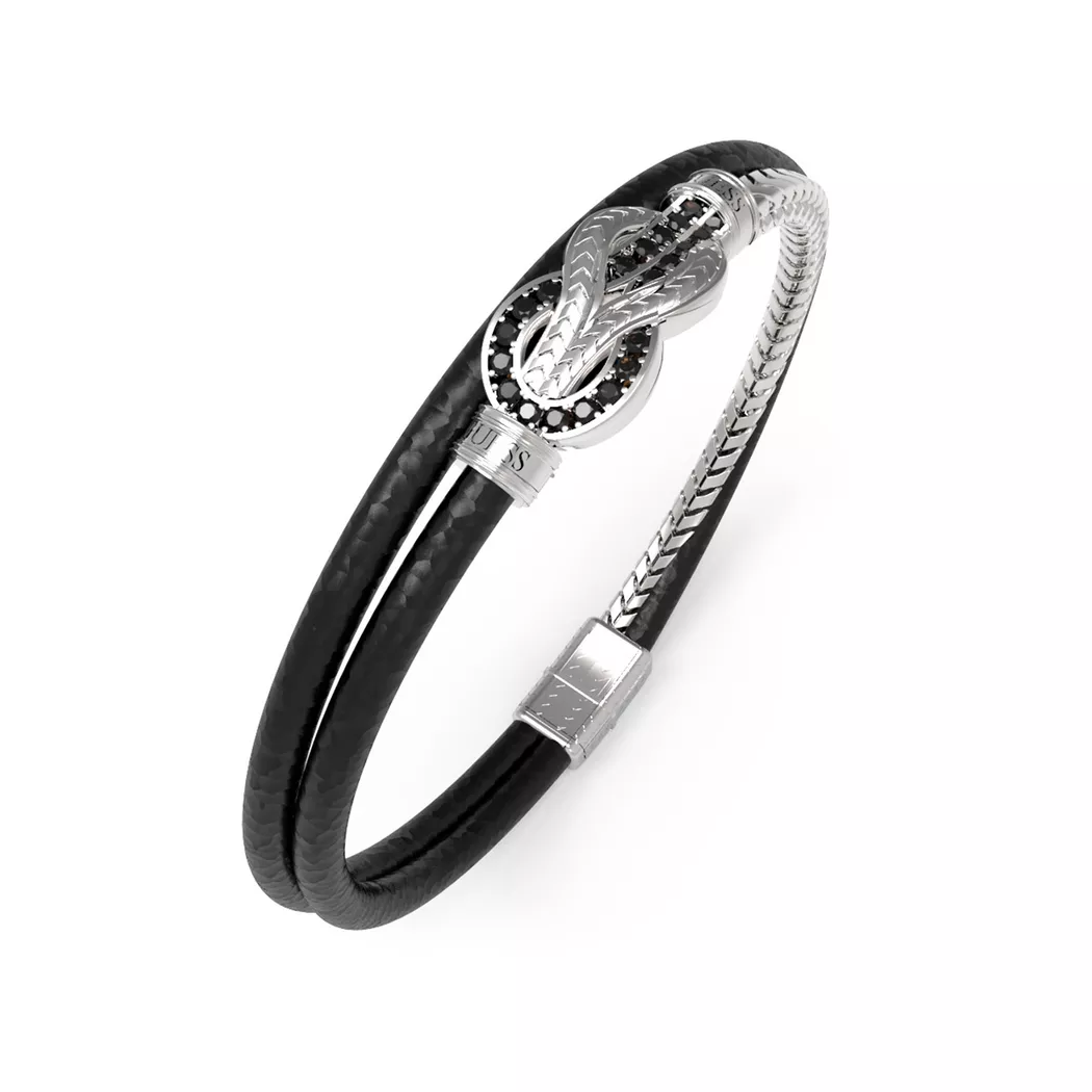 Guess - Ring, Sailor Knot, 20.5CM, Black