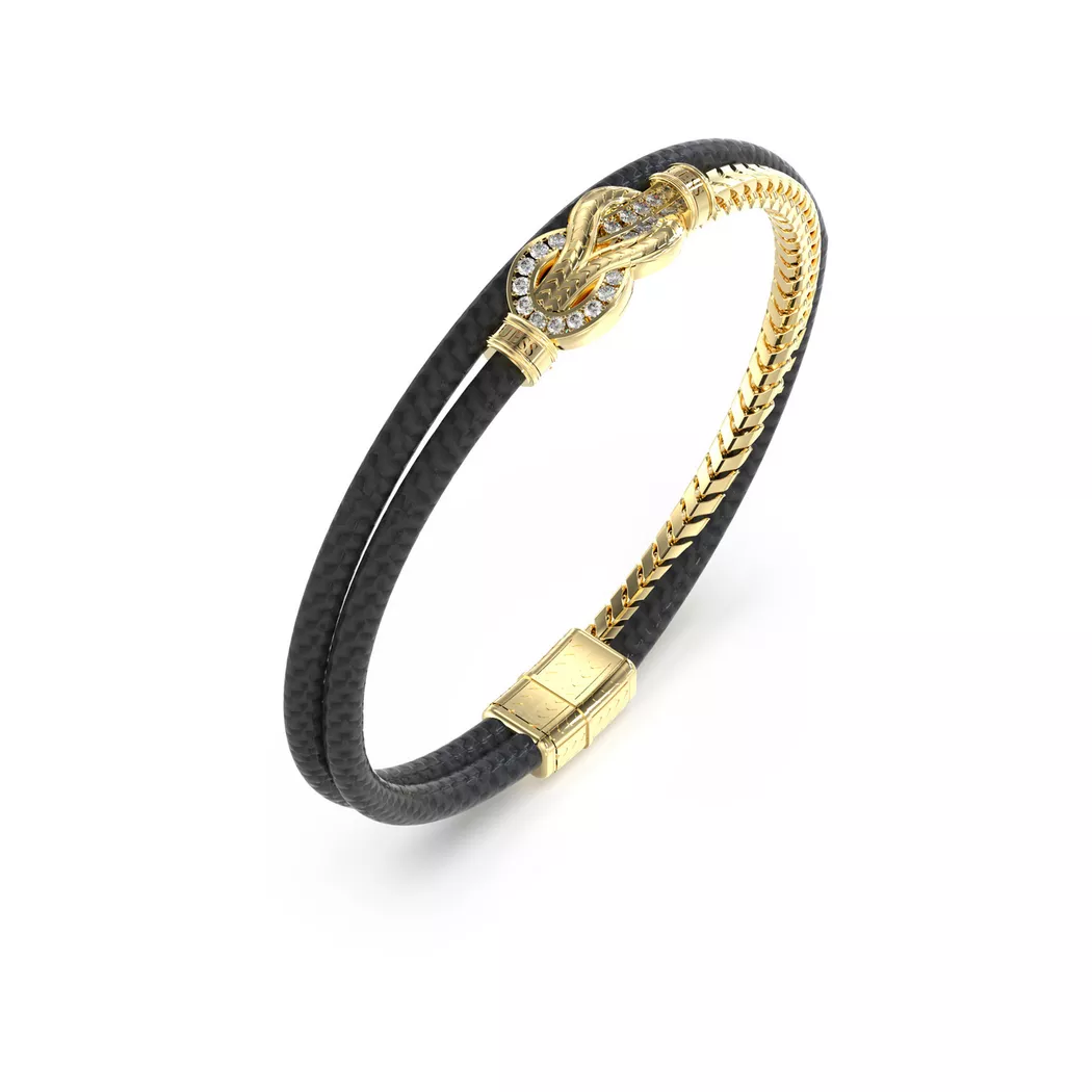 Guess - Ring, Sailor Knot, 20.5CM, Black 2