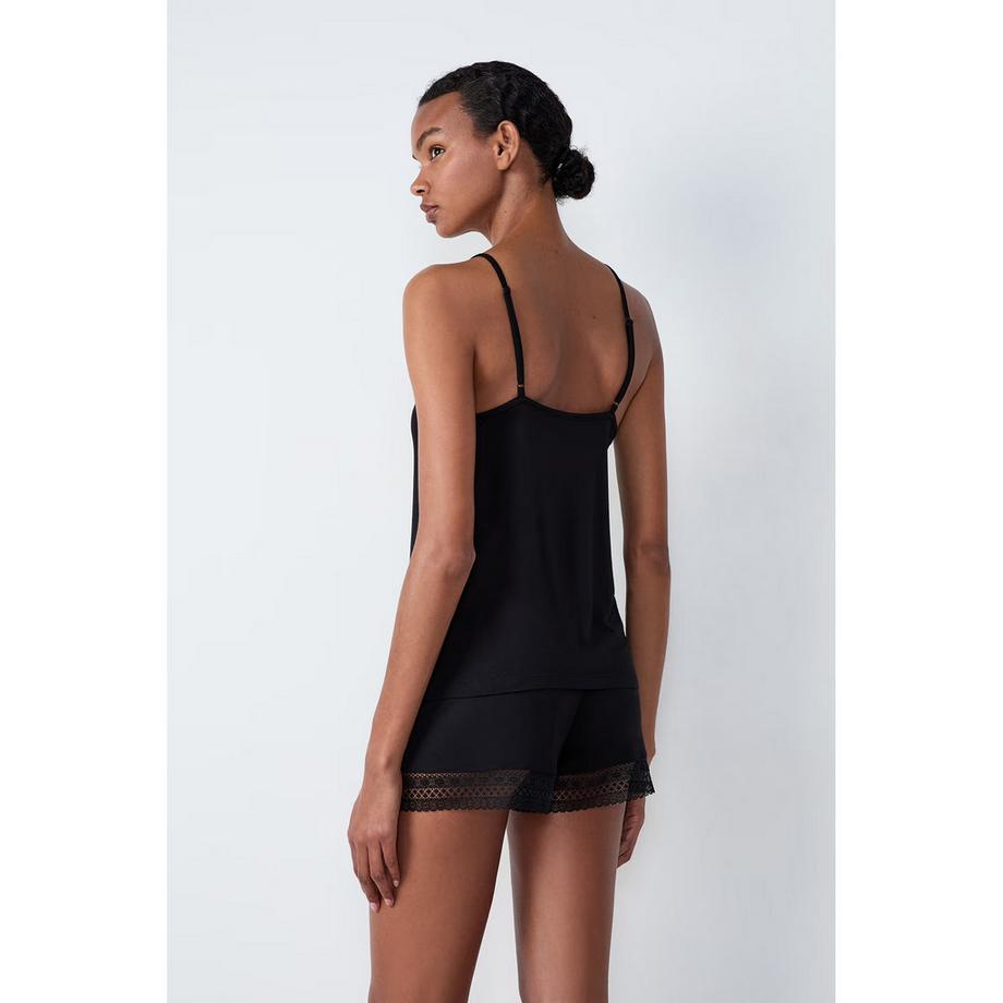 Etam Caraco sans manches avec dentelle  