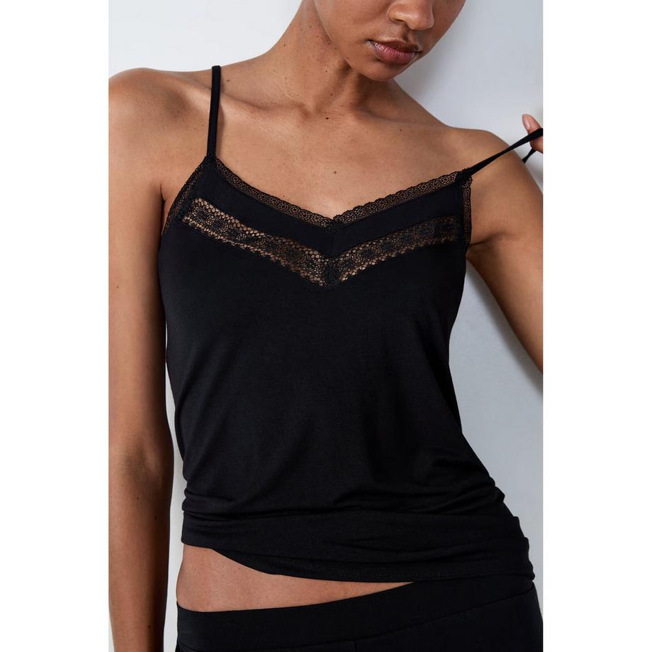 Etam Caraco sans manches avec dentelle  