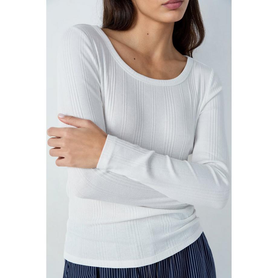 Etam Camicia a costine a maniche lunghe  