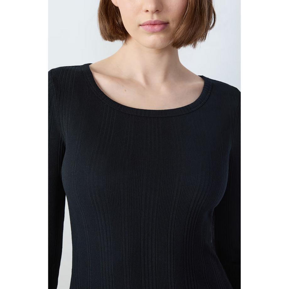 Etam Camicia a costine a maniche lunghe  