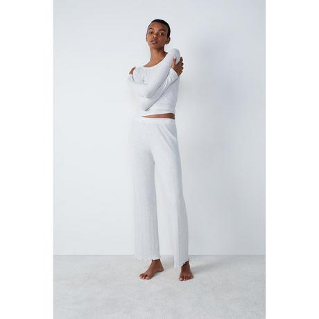 Etam Pantalon Côtelé Évasé  