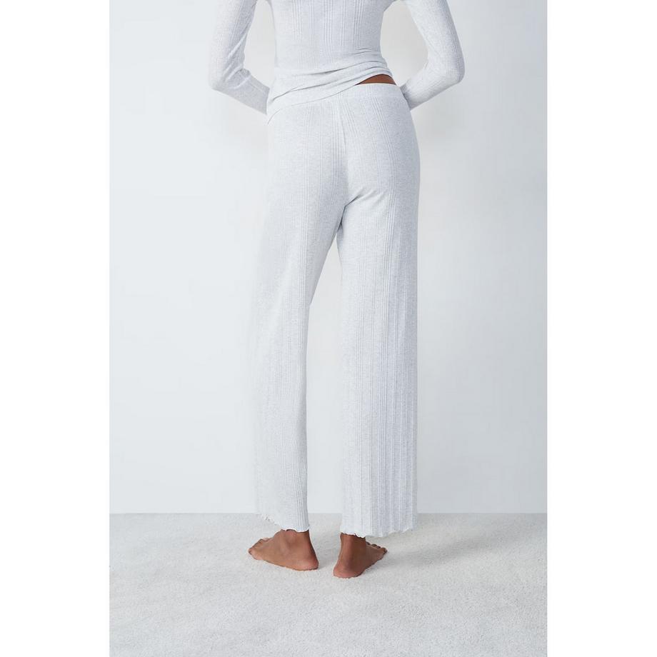 Etam Gerippte Flared Hose  