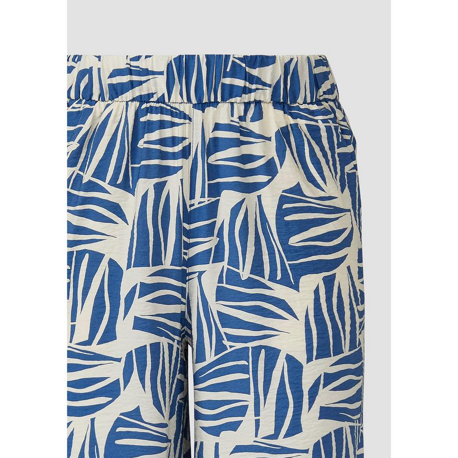 S. Oliver Red Label Gemusterte weite Hose  