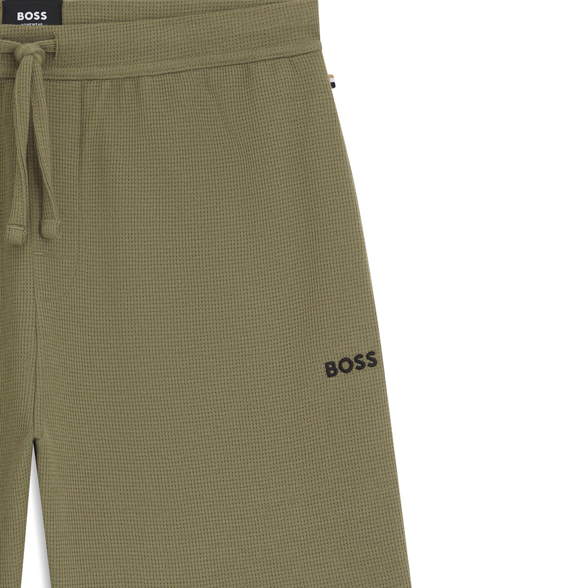 BOSS Waffle Regular Fit Shorts  