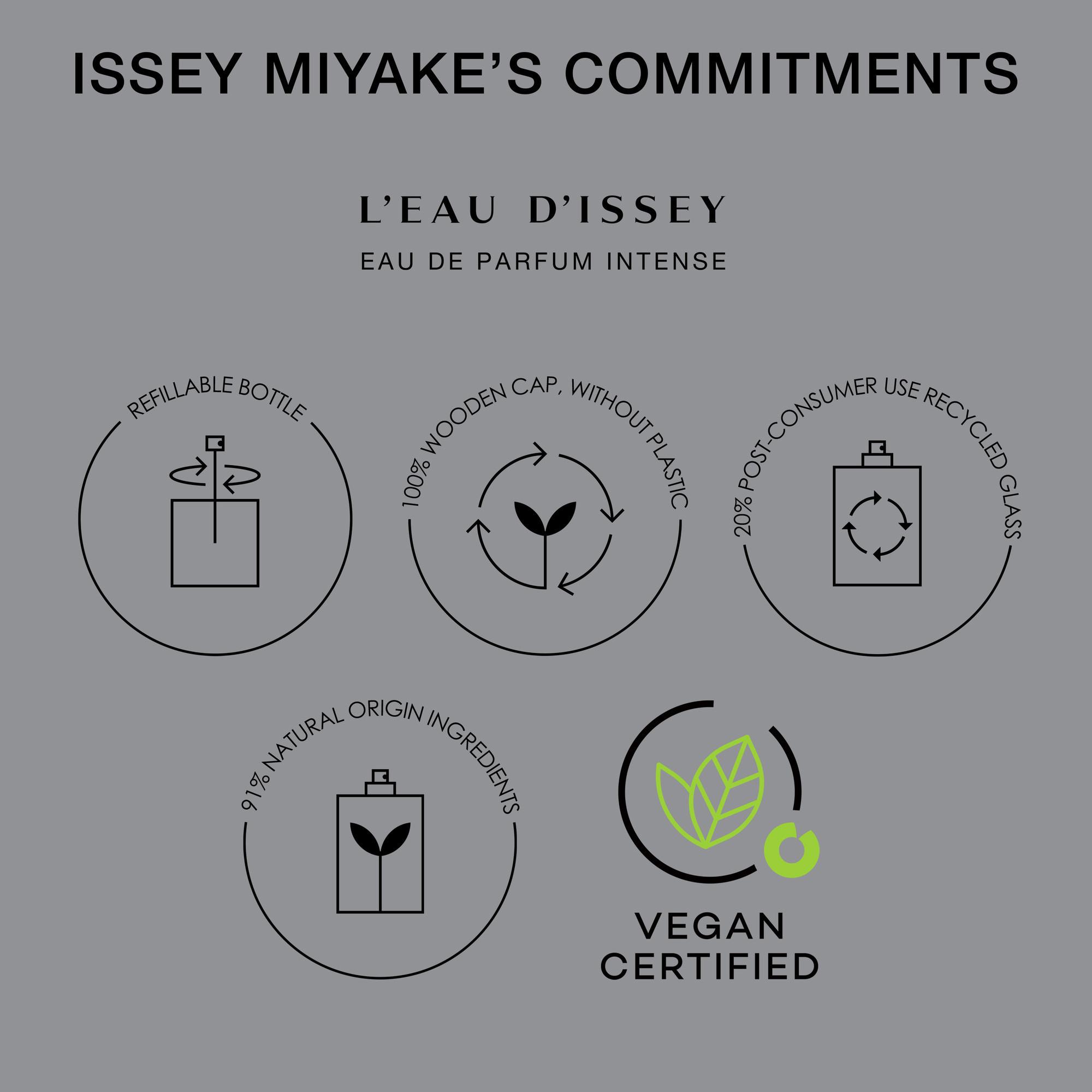 ISSEY MIYAKE  Eau d'Issey pour Femmes, Eau Parfum Intense Refill 