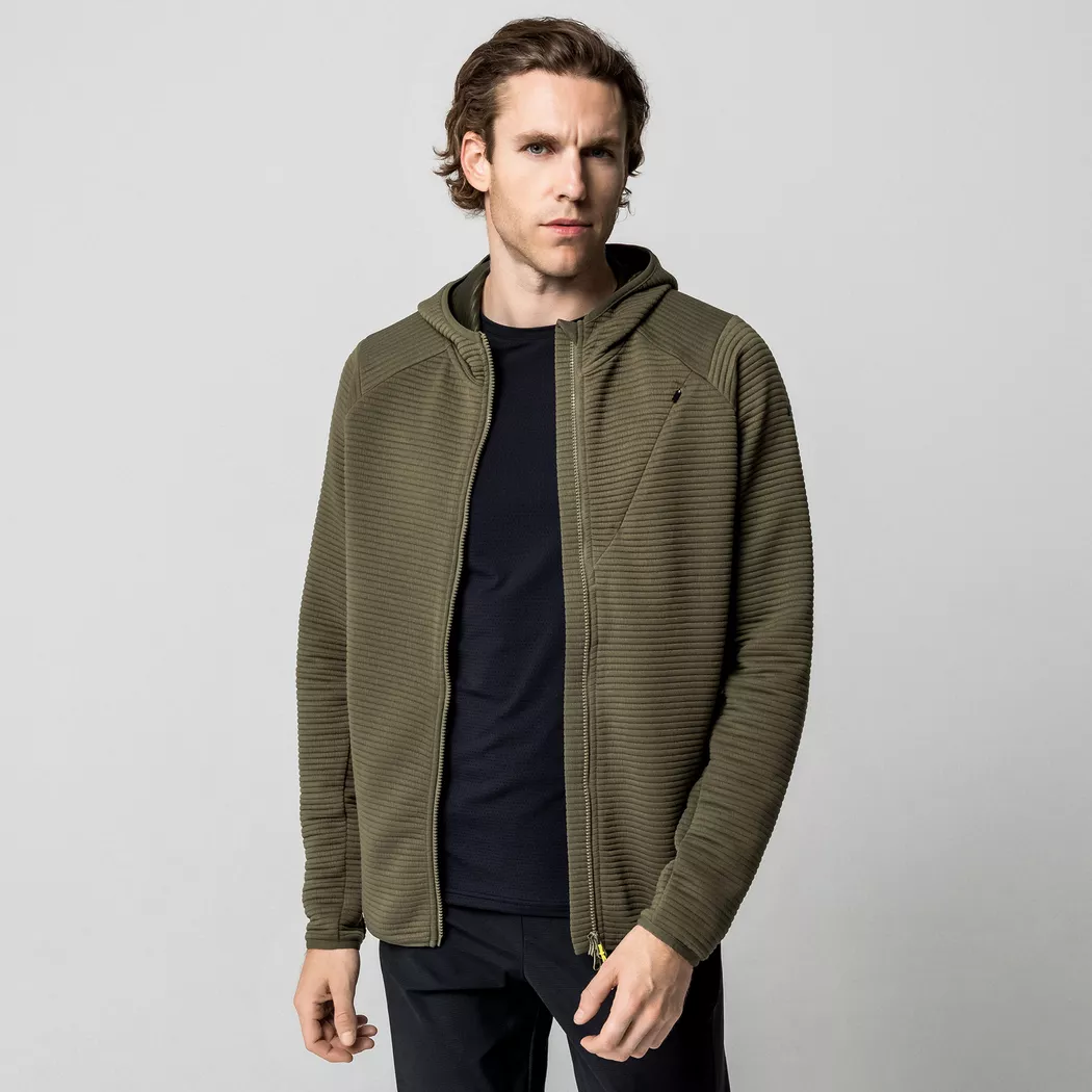 Manor Sport Michigan Hoodie Olive Green L