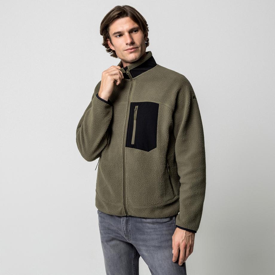 Manor Sport Berberjacke Veste, full zip 