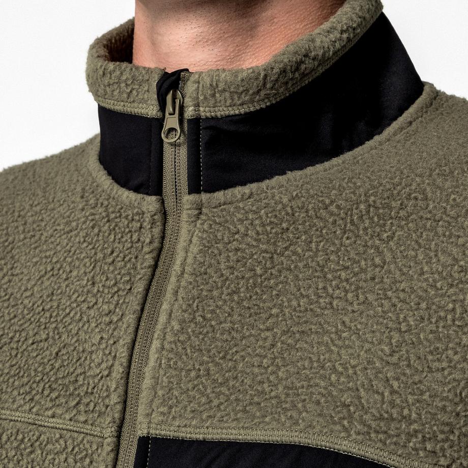 Manor Sport Berberjacke Veste, full zip 