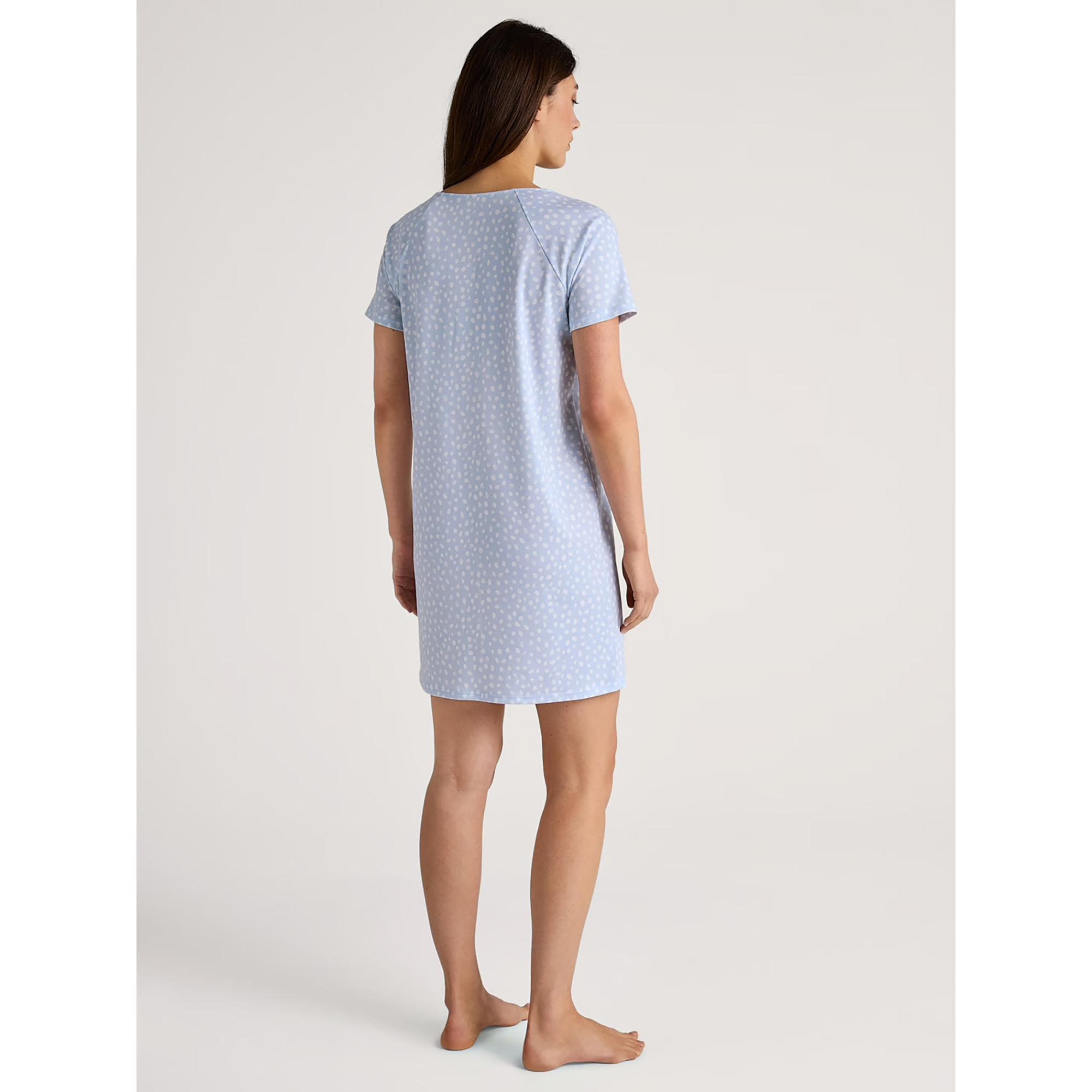 CALIDA Chemise de nuit imprimée à manches courtes  