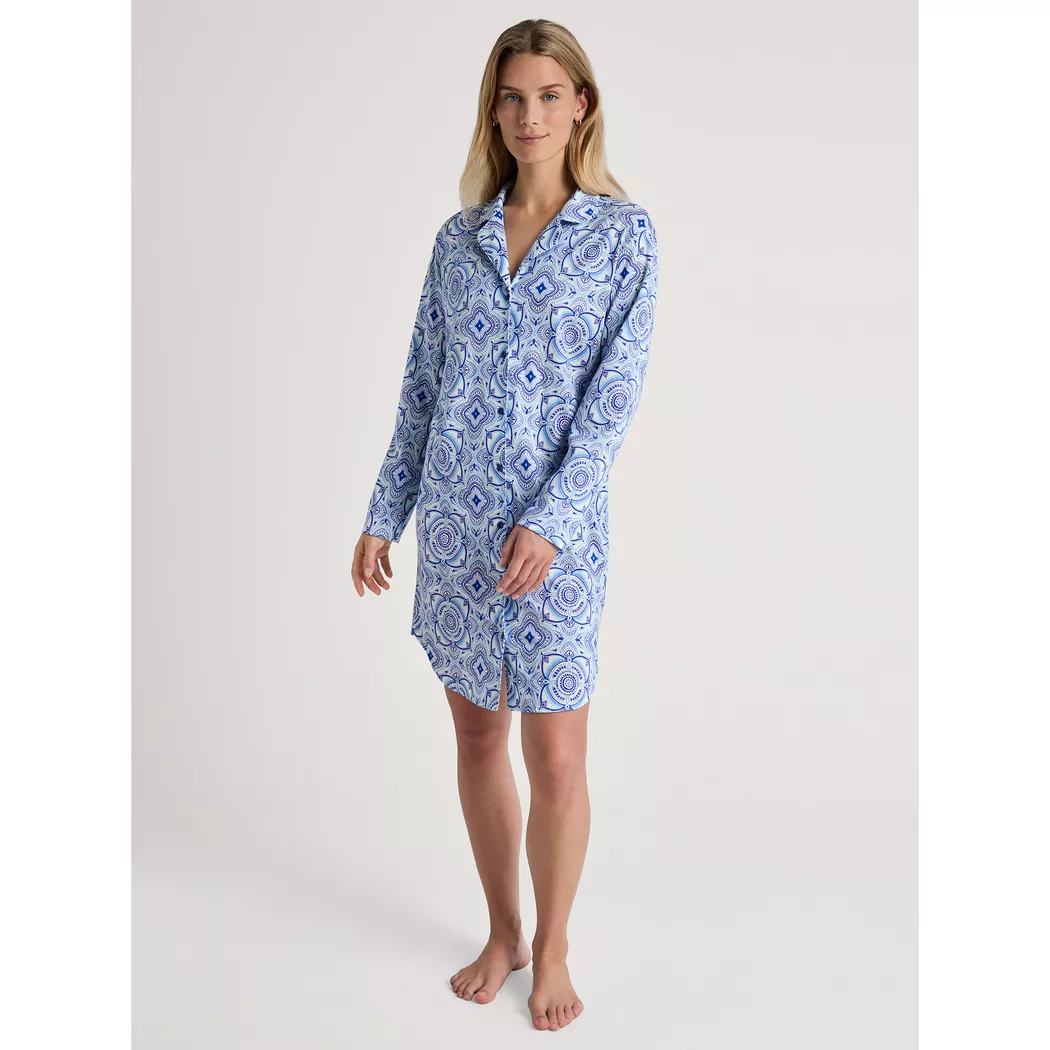 Calida - Shirt, für Damen, Hellblau Denim, Größe L