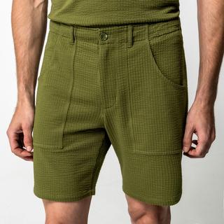 Manor Man Texturierte Regular Fit Shorts  