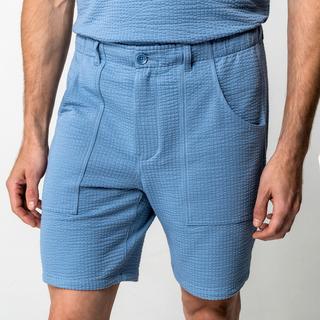 Manor Man Texturierte Regular Fit Shorts  