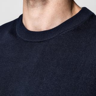 Manor Man Maglione Maniche Corte Cotone Biologico  